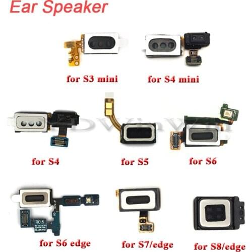 10pcs Ear Earpiece Speaker For Samsung Galaxy S3 S4 mini S5 S6 S7 Edge S8 Plus G925 G930 G935 G950 Earphone Headphone Flex
