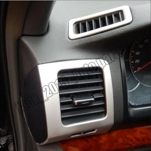 4PCS Dashboard Air Vent Outlet Frame Trim Cover For Toyota prado fj120 2003-2009