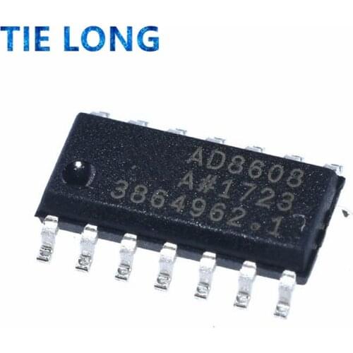 5pcs AD8608ARZ SOP-14 AD8608 SOP14 AD8608A AD8608AR Operational Amplifier Drive IC SOP International Standard