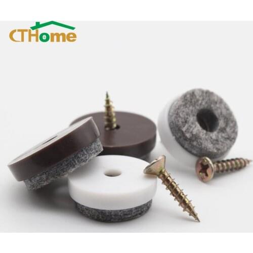 Furniture Tables and Chairs Felt Anchor Screws, Antiskid Moisture-proof Silencing Plastic Floor Sofa Protection Mats