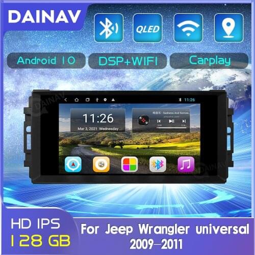 2 Din Android 10 Car Radio For Jeep Cherokee Compass Commander Wrangler 300C Dodge Caliber Liberty 2009 -2011 Car Stereo player