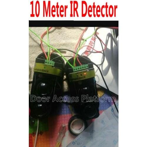 10 Meters Home use IR Beam Sensor, Smart Security home detector access control Infrared sensor sliding door parking detector kit