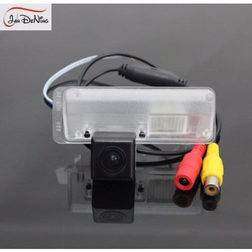 JanDeNing HD CCD Car Rear View Parking/Backup Reverse Camera/ License Plate Light OEM For Lexus ES300h ES 300h 2013-2015