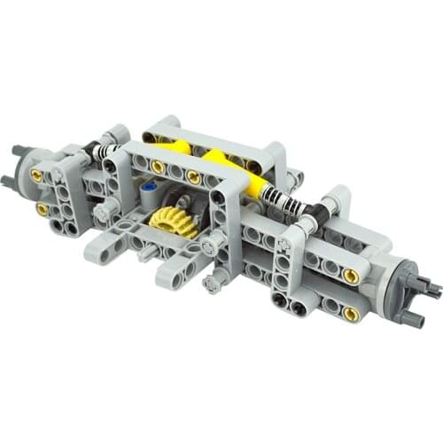 MOC Building Blocks Technical Parts Front Suspension System Back Suspension System Differential Bricks compatible all brands Toy