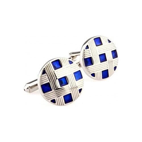 Round Enamelled Cufflink 15 Pairs Free Shipping