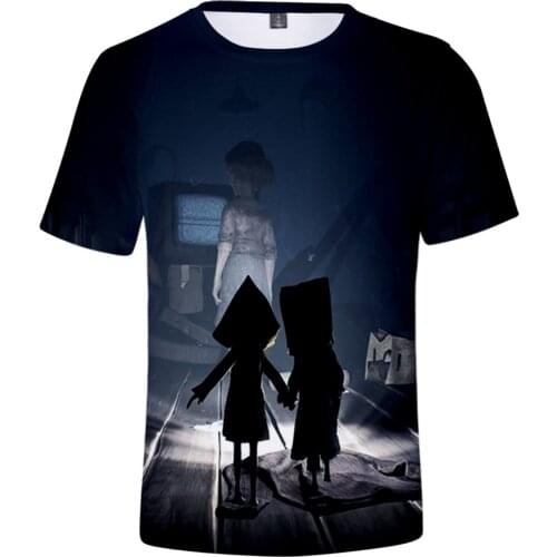 Little Nightmares 3D Spring Summer Preppy Style Men/Women Street Clothes T-shirt Tee
