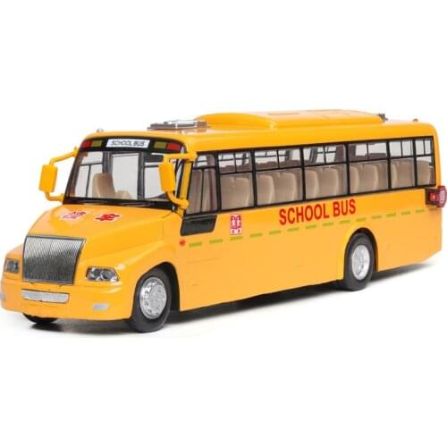 1:32 high simulation alloy school bus model child bus toy school car metal model car children toys collection free shipping