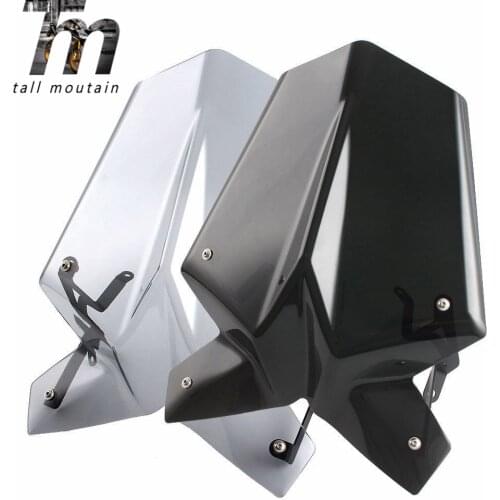 Motorcycle Windscreen for 2017 2018 2019 2020 KTM Duke SX RC 125 390 Windshield Airflow Wind Deflector Protector with Bracket DE