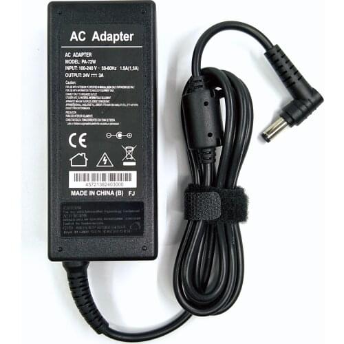 PA-72W Adapter High quality IC solutions AC 100V-240V DC 24V 3A Switch power supply, 72W LED adapter, DC 5.5*2.5mm