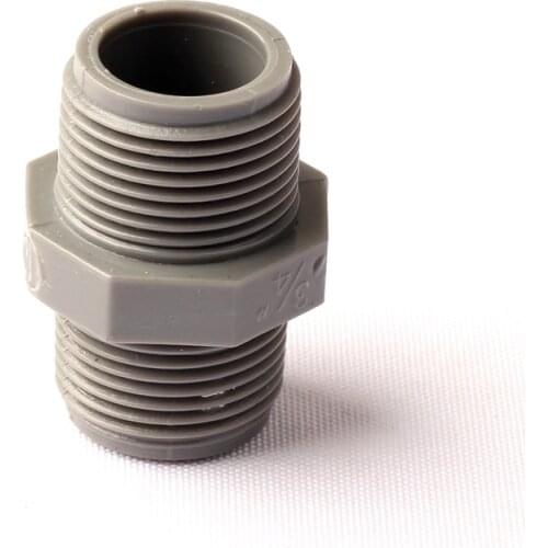 30pcs G 3/4'' Hex Male Thread PVC Connectors Garden Female Thread Pipe Joint Plastic Durable High Strength Irrigation Supplies