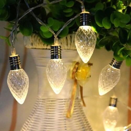 6m 20 LED light string strawberry style USB multi-function mode fairy light string for Christmas wedding party decoration