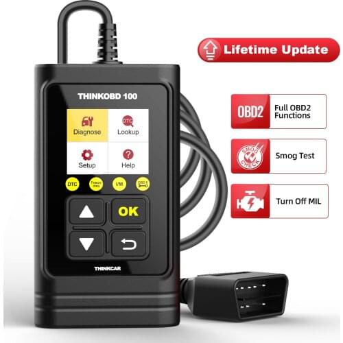 THINKCAR THINKOBD 100 OBD 2 Scanner Full OBD 2 EOBD Code Reader Car Diagnostic Tool Smart Auto Diagnosis Lifetime Update