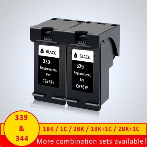 XiangYu Ink Cartridges Remanufactured For HP 339 344 for HP339 for HP343 Deskjet 6940 6940dt 6943 6980 6980dt 6980xi 6983