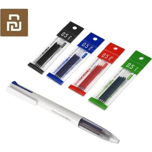 Xiaomi KACO 4 In 1 Multifunction Pen-s 0.5mm Black Blue Green Red Refill mijia Pen Mechanical Pen-cil Japanese ink Office School