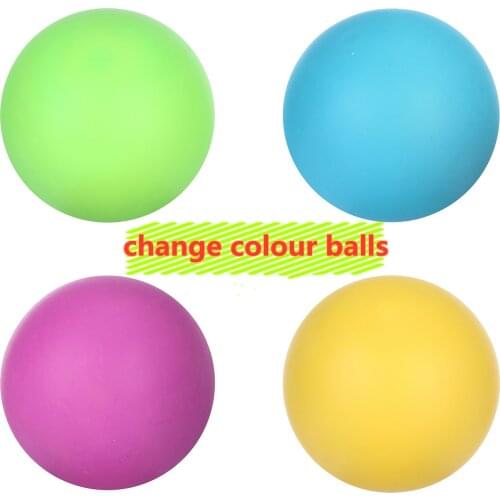 4 Colors Change Colour Balls Fidget Toys Simple Dimple Sensory Stress Relief Toys Adults Children Educational Decompression Toy