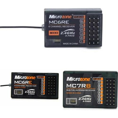 6-Channel MicroZone MC6RE MC7RB MC6RE Mini RC Car Boat Airplane Remote Control Receiver 2.4Ghz With 800M Range
