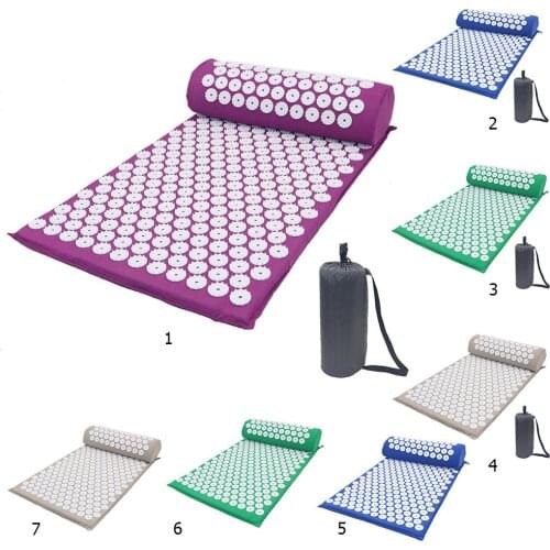 6 Styles Massager Cushion Acupuncture Sets Relieve Stress Back Pain Mat/Pillow Rose Spike Massage And Relaxation