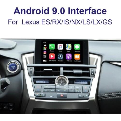 Car video Android 9.0 Interface for 2014-2017LEXUS NX200t NX300h with wifi APP, MCU
