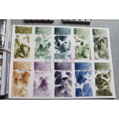 Precipitation Color Watercolor Pigments,Master Tubular Limited Oil Painting Pigments, Forest,Tundra,Deep Sea,Starry Sky Pigments