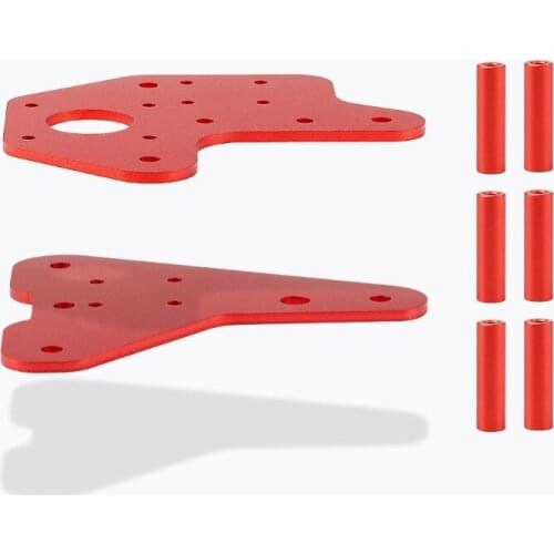 For Ender 3 3pro 3 V2 for CR-10 CR-10S Pro 3D Printed Parts Dual Z-axis Linear Guide Back Plate Kit