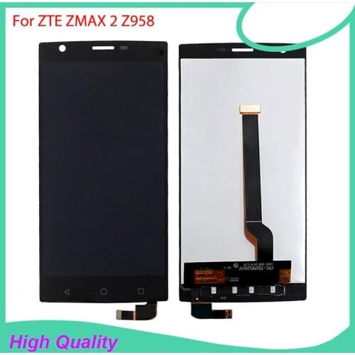 For ZTE ZMAX 2 Z958 LCD Display Touch Screen Panel Replacement Screen For ZTE ZMAX 2 Display Free shipping with Tools