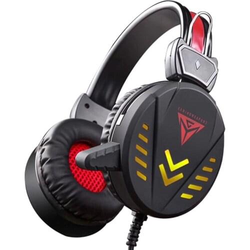 Stereo Gaming Headset for PS4 PC Noise Cancelling over Ear Headphones with LED Light Bass Surround Soft Memory Earmuffs