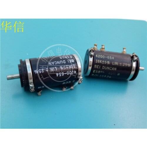Quality assurance import multi turn potentiometer 4200-654 10K wound multiturn potentiometer (SWITCH)