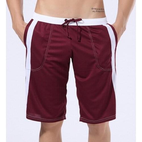 Summer 2020 Outdoor Sport Fitness Running Men Sweatpants Elastic Waist Mesh Net Quick-drying Comfortable Man Short Trousers