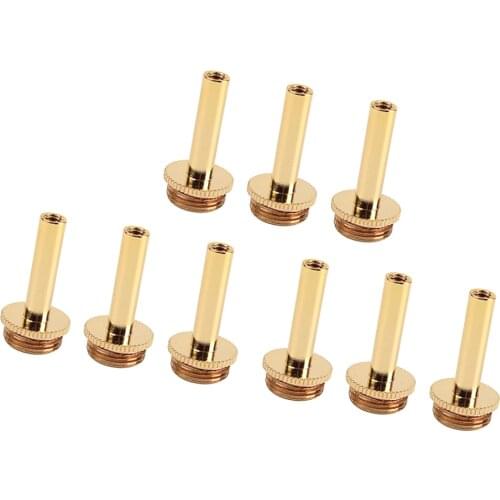 Copper Bb Trumpet Connecting Rod Screws Instrumental Parts Musical 9pcs/set