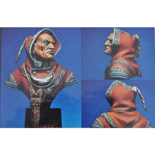 Scale Models 1/ 10 Huron Warrior soldier bust figure Historical Resin Model