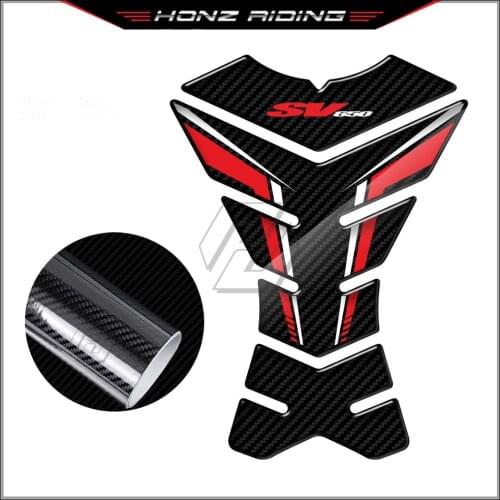 For Suzuki SV650 SV650S SV650X 3D Carbon-look Motorcycle Tank Pad Protector Sticker