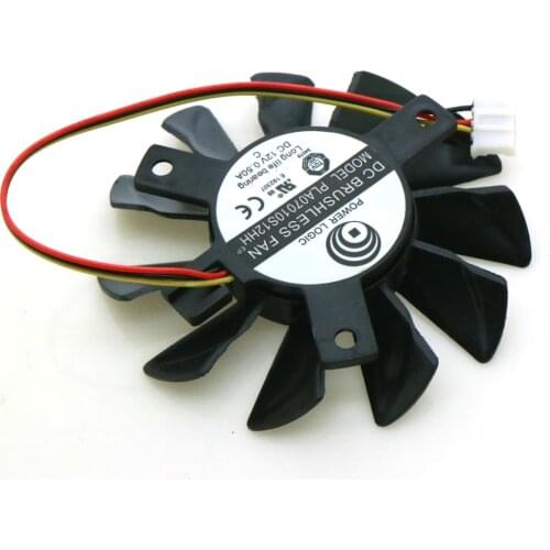 PLA07010S12H 12V 0.50A 65mm 40*40*40mm VGA Fan For MSI Graphics Card Cooling Fan 4Pin 3Wire