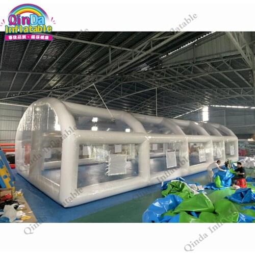 Commercial PVC Waterproof Winner Used Giant Inflatable Dome Tent For Pool Cover