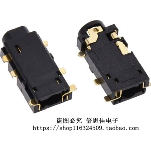 20pcs/Earphone socket PJ-242 6 Pin SMD SMD Audio socket PJ-265 2.5MM Interface