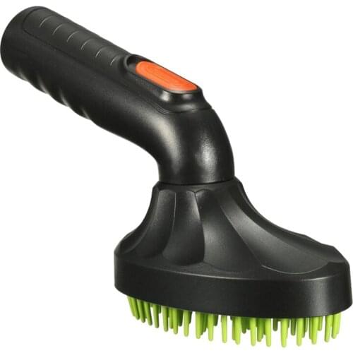 Pet Grooming Brush Loose Puppy Hair Cat Dog Fur Vacuum Cleaner Nozzle Cleaning Black + Green