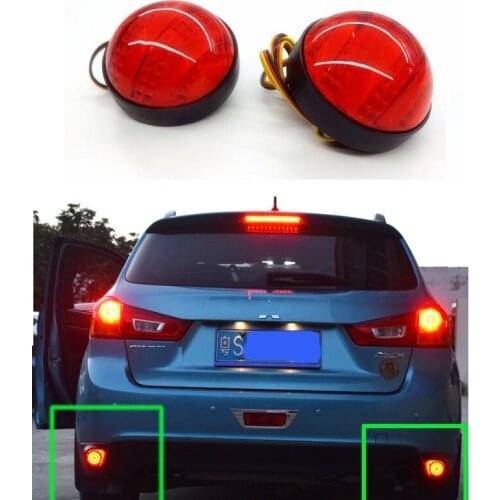 LED REAR REVERSE LIGHTS FOG LAMP BRAKE LIGHTS FIT FOR MITSUBISHI ASX 2013-2016 REAR LED BUMPER FOG LIGHT LIGHTTING