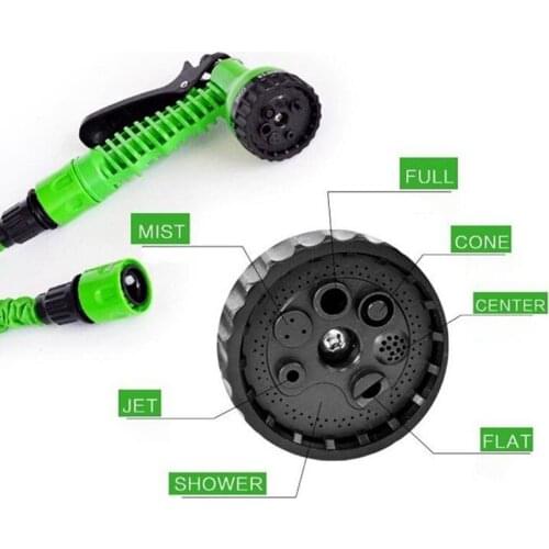 25FT-200FT Garden High Pressure Water Gun Water Pipe Expandable Flexible Hose Garden Watering Car Wash Dropship