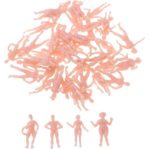 1/87 Beach Crowd Plastic People Action Figure HO Layout Park Garden Scene