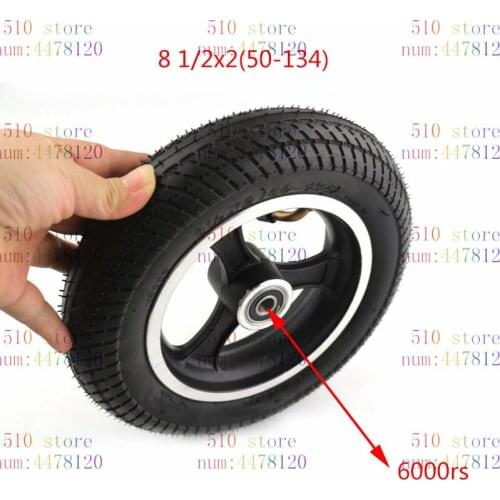 8 1/2x2(50-134) trye wheel Tire for Gas Scooter Electric Scooter kid gas/eletric Scooter, Pram Stroller (8' 1/2' x2 inch) wheel