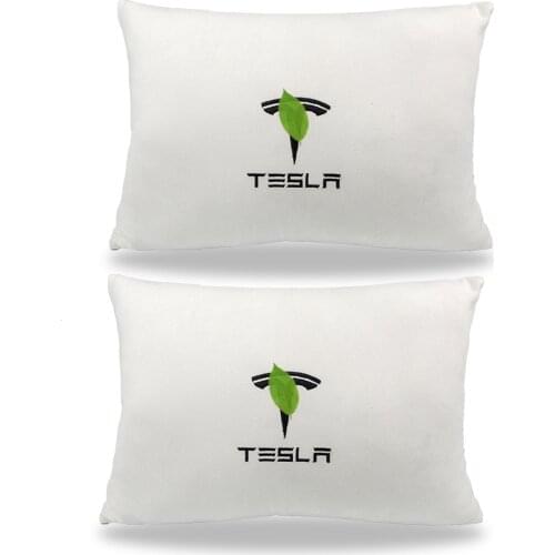 Breathable Car Headrest seat headrest for neck travel Compatible with Tesla Model S Model X Model 3 Neck