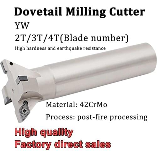 YW 25/30/40 MM 60Degree Dovetail Milling Holder CNC Cutting Tool Precision Miller Cutter Shank Bar for DCMT070204 DCMT11 Inserts