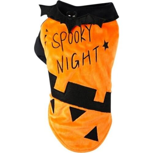 1Pcs Halloween Cosplay Bat Costume Dogs Cat Clothes Pet For Small Medium Dogs Winter Warm Pet Dog Cat Outfit Pets Clothing