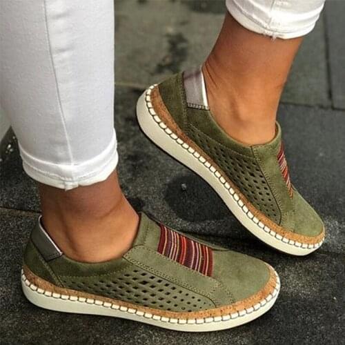 Pu Leather Loafers Casual Shoes Women Slip-On Sneaker Comfortable Loafers Women Flats Footwear White Red Blue Green