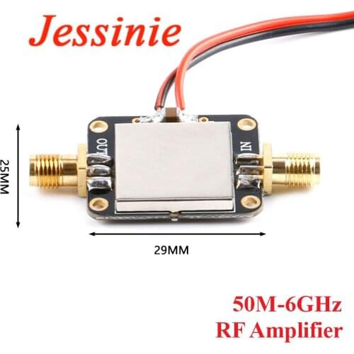RF Amplifier Module 50M-6GHz Broadband Gain Amplification 19dB Medium Power Frequency Radio Amplifier Board For FM GPS WIFI