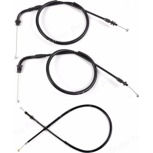 Throttle and Clutch Cable Kits For Honda CBR600RR 2007 - 2012 Stainless Wire Rubber Motorcycle CBR600 600RR 600CC 2008 2009 2010