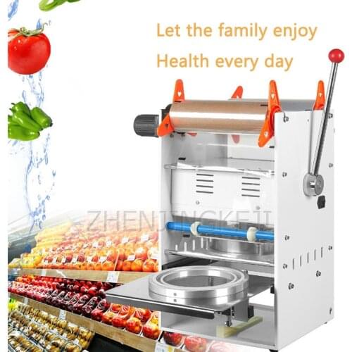 Semi-automatic Sealing Machine Takeaway Keep Fresh Package Electric Delicatessen One Time Lock Fresh Box Sealer Equipment 220V