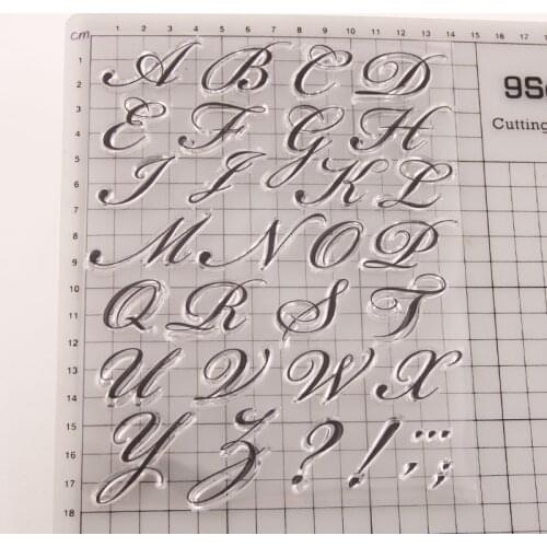 Reunion Letter Clear Stamps DIY Scrapbooking Craft Supplies Silicon Seal Custom Card Photo Album Ink Pad Stamping
