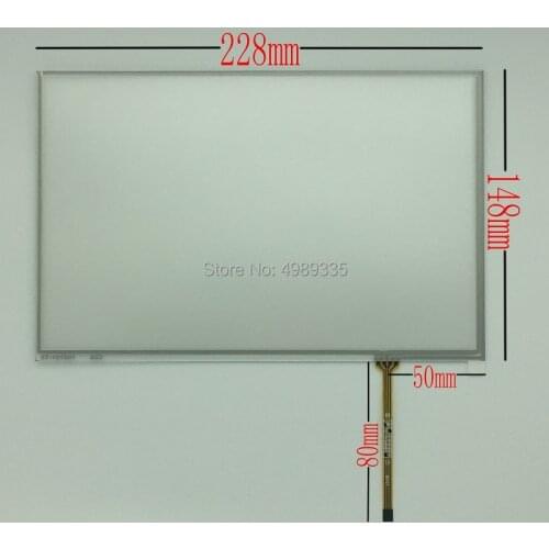 10.1 inch resistive touch screen 228X148 touch glass 16:10