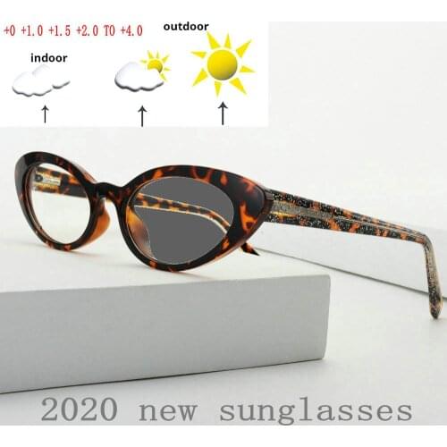 Transition Sunglasses Photochromic Reading Glasses Men Women Presbyopia Eyewear Discoloration Gray Lens 1.0 To 5.0 NX