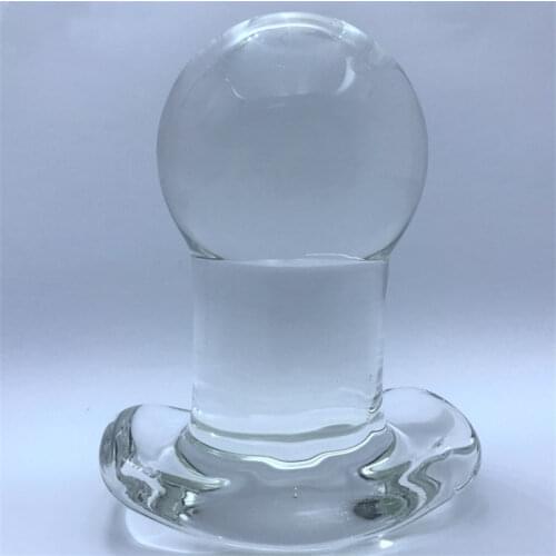 Huge Glass Anal Butt Plug 6 cm Big Dildo Anus Bead Massage Sex Toys For Women Men Gay Masturbation Couples Flirting Adult Games